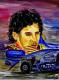 Alain Prost - Williams Formel 1 -  david - Acryl auf Pappe-Karton - Sonstiges - 