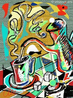 Coffebreak von Jacqueline Ditt - Galerie Studio    universal arts - Array auf  - Array - 