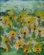 Sonnenblumen -  Rudi - Acryl auf Leinwand - Blumen-Sonnenblumen - 