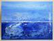 Bleue Stadt am Blauen Meer -  K. Brandrup - Acryl auf Leinwand-Papier-Glas - Sonstiges-Stadtansichten-Meer - 