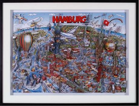 3D Bild Hamburg -  art333 -  auf  - Array - 