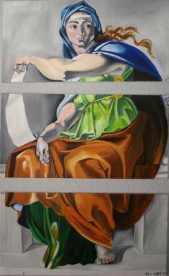 Michelangelos Delphische Sybille - Christin Dahms - Array auf Array - Array - Array