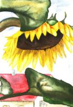 Sunflower vorm Haus -Lutz Erler- - Lutz Erler - Array auf Array - Array - 
