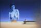 Der alte Mann und das Meer (1997) Roland Heyder - Roland Heyder - Ãl auf Leinwand - weiblich-MÃ¤nner-Mystik-Meer-Sonstiges - Fotorealismus-GegenstÃ¤ndlich-Realismus-Surrealismus
