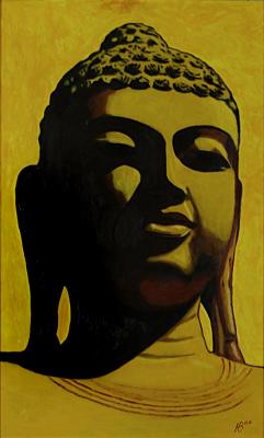 Buddha in Gelb - Hans Batschauer - Array auf Array - Array - Array
