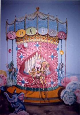Kinderzimmer (Karusell Detail) 1987 -  Noél Dietrich -  auf  - Array - 