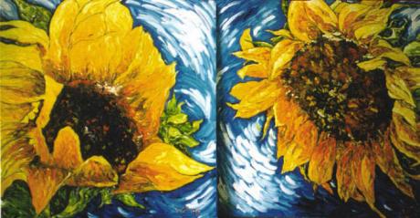 Sonnenblumen II - Vera  Eisberg -  auf Array - Array - 