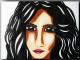 Juno - ce bilder - Pastell auf Leinwand - Portrait - Surrealismus