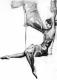 Swing - Alastair Anderson - Illustration-Bleistift auf  - Kultur-weiblich-Frauen - 