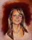 Helen Hunt - Tim Lauer - Tempera auf Papier - Portrait - Realismus