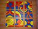 Bunte Welt - Jeannette Kneis - Ãl auf Leinwand - Fantastisch-Landschaft - 