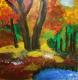 Herbst - Helene + Mario Wohlfahrt - Acryl auf Leinwand - Landschaft-Herbst - Expressionismus