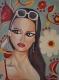 Sun glasses - Polly Roth - Acryl auf Leinwand - Menschen - PopArt