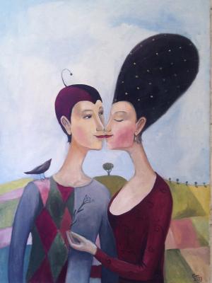 Harlekin und die Dame - Svetlana KUNST -  auf  - Array - 