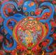 Octoworld - Elvira T. - Acryl-Mischtechnik auf Leinwand - Fantastisch-Frauen-Mystik-Fische-Himmel-Wasser-Sonstiges-Einsamkeit-Sehnsucht - Surrealismus