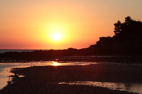 Sonnenuntergang - Farbschatten Fotografie -  auf  - Array - 