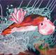 elisabeth under water - Sabine Kaufmann - Acryl auf Leinwand - Wildtiere - 