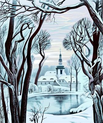 Der Winter. Marienthal Kloster - Konstantin Avdeev - Array auf  - Array - 