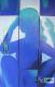 Schatten blau - Rike Hecker - Acryl auf Leinwand - Abstrakt - 