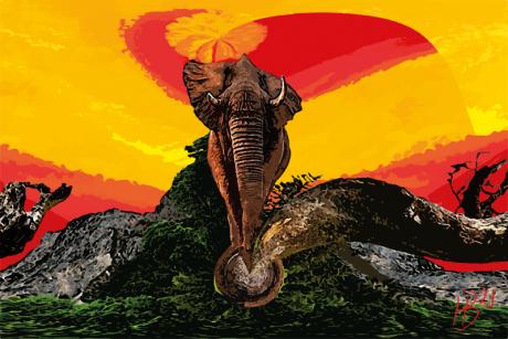 Der Elefant - Hans Batschauer - Array auf  - Array - 
