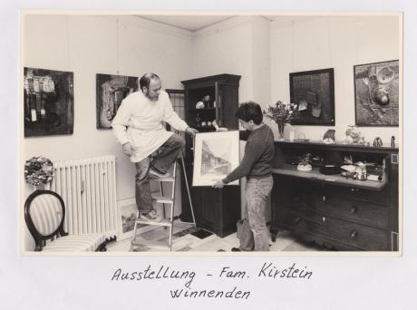 Ausstellung 1984  Atelier H. Kirstein, Winnenden - Zdravko Radenkovic - Array auf  -  - 